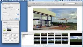 Artlantis 4 1   Adding HDRI Background Low
