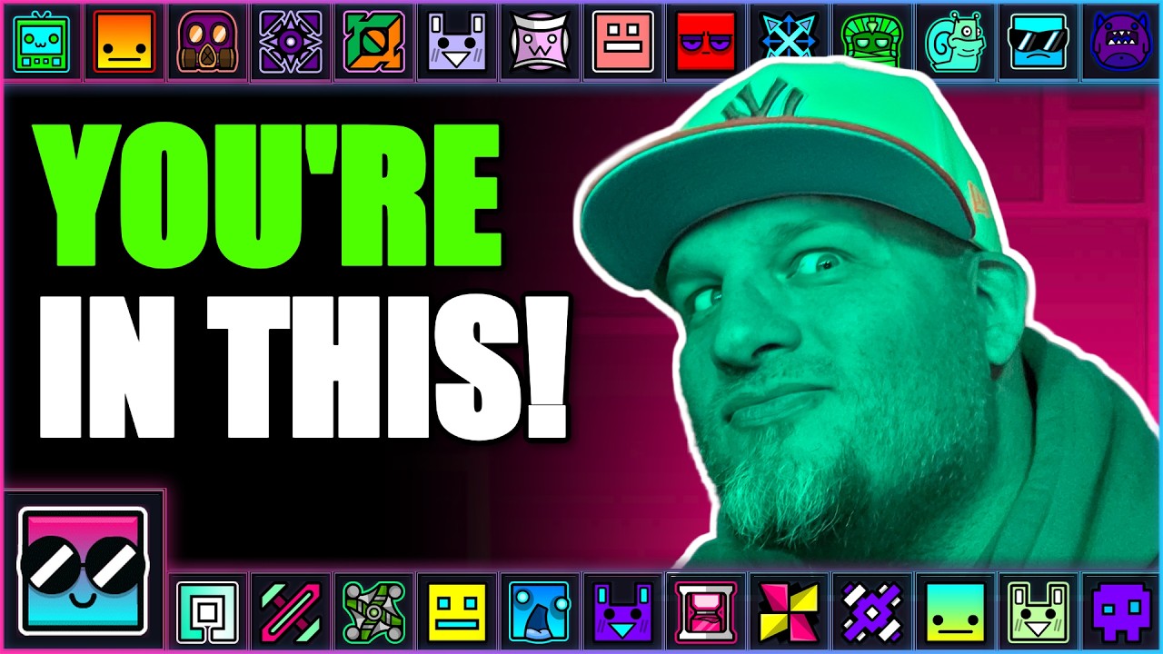 Geometry Dash, but YOU’RE Part of the Show