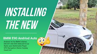 BMW E90 Installation of Android Auto Car Play 16, Reverse Camera and Dash Cam