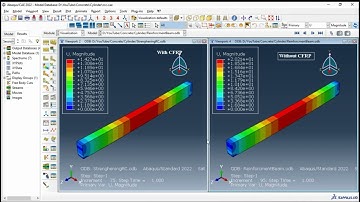 Abaqus Tutorial: Modeling of analysis of Reinforced Concrete beam Strengthened with CFRP inn Abaqus