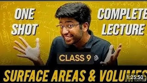 SURFACE AREA AND VOLUME CLASS 9TH🔥|SHOBHIT NIRWAN|🔥#mathbyShobhit nirwan#class9maths#Shobhit nirwan