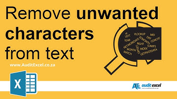 Remove unwanted characters from Excel text