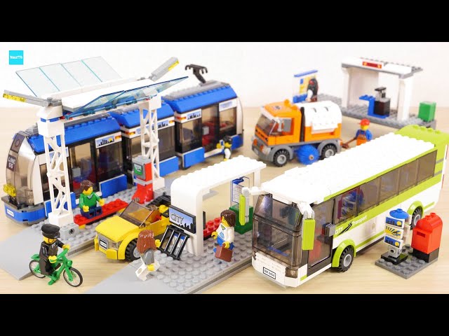 LEGO City Public Transport Station 8404 Speed Build & Review - YouTube