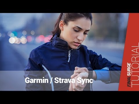 garmin forerunner 35 strava sync