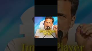 rahul gandhi as impect player of BJP at  West Bengal #bangalelection #trending #viral #modi #rahul