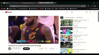 30 Minutes of LEGENDARY NBA Playoff Dunks 😱  YouTube  Google Chrome 2024 05 08 17 12 38