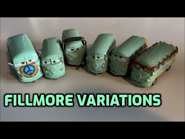 Mattel Disney Pixar Cars Diecasts - All 7 of my Fillmore