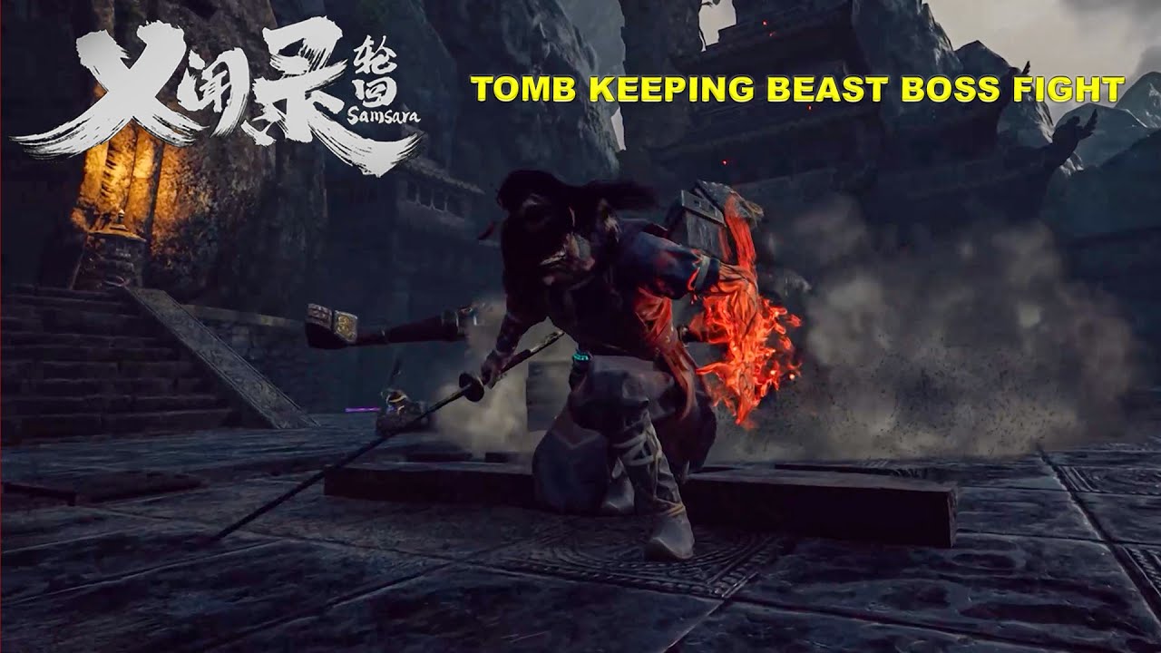 Echoes of Yi: Samsara Tomb Keeping Beast Boss Fight