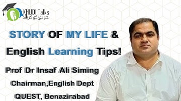 My Story & Learning’s! | Dr Insaf Ali Siming | Khudi Talks