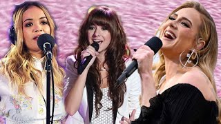 Top 10 Singers REAL VOICES without autotune pt.3