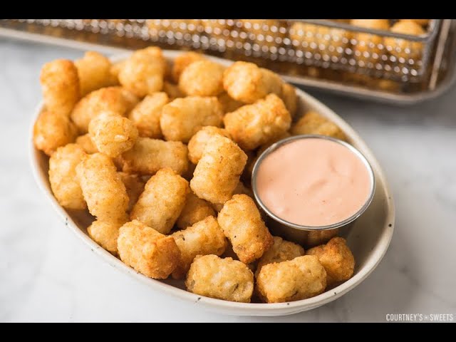 The Easiest Air Fryer Tater Tots {Super Crispy} - The Girl on Bloor