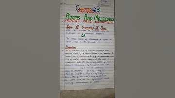 best notes  📝 of class 9 atoms and molecules 💣