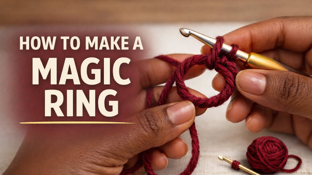 How to Make a Magic Ring in Crochet (Easy for Beginners)