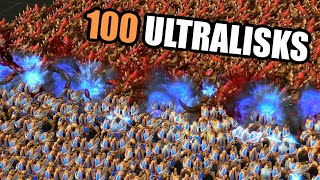 Surely 70 Immortals can take 100 Ultralisks?