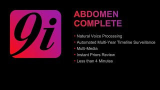 Clickview 9i Abdomen Complete Voice Activated Radiology Structured Reporting Software