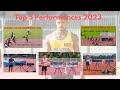 Chamod yodhasinghe  100m  top 5 performances 2023 