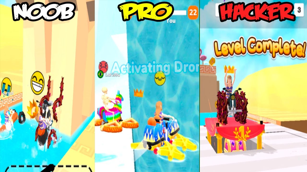 Scribble Rider! - NOOB vs PRO vs HACKER