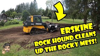 Erskine Rock Hound with John Deere 323E cleans up a Rocky Mess