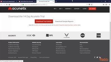 Acunetix Web Vulnerability Scanner