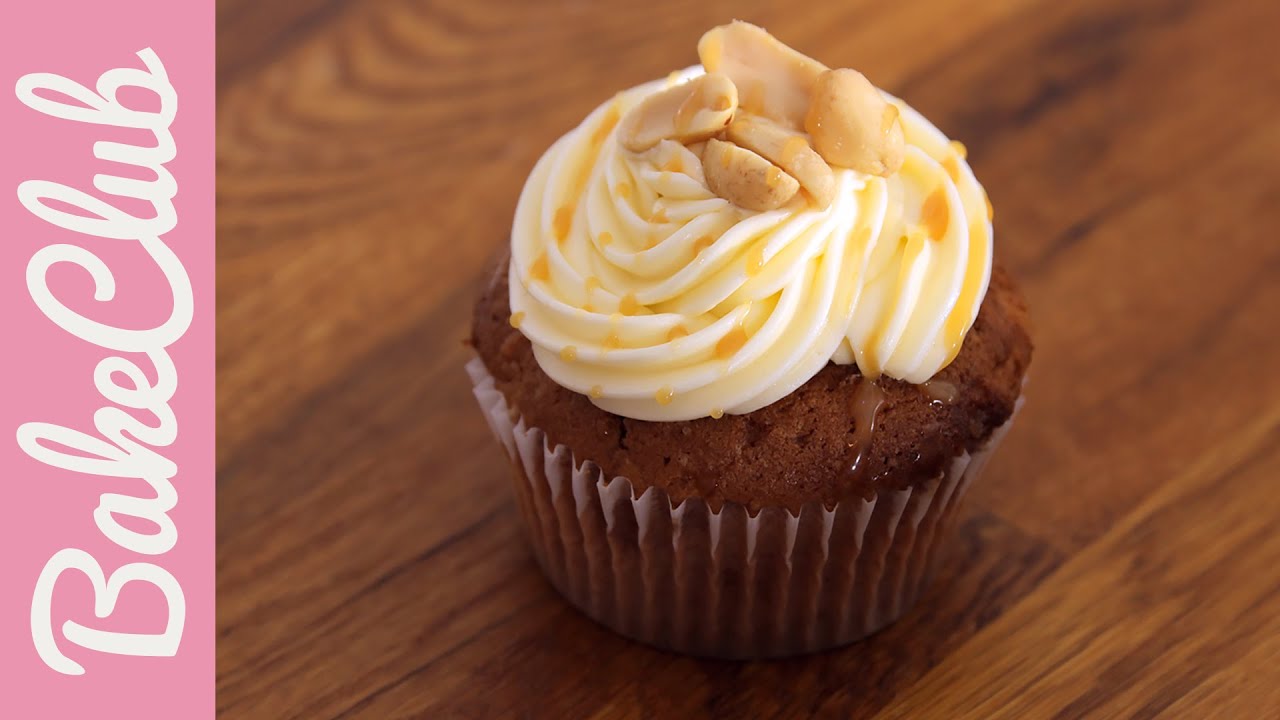 Erdnuss-Karamell-Cupcakes | BakeClub