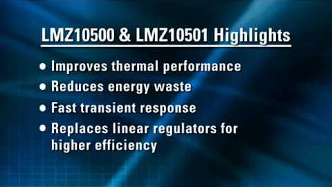 SIMPLE SWITCHER Nano Module and Regulator Overview