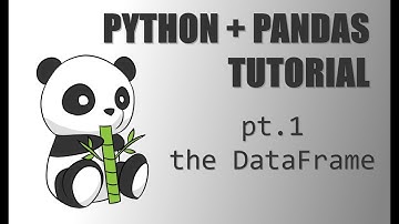 Python + Pandas Tutorial - (Pt.1) The DataFrame and Basic plotting