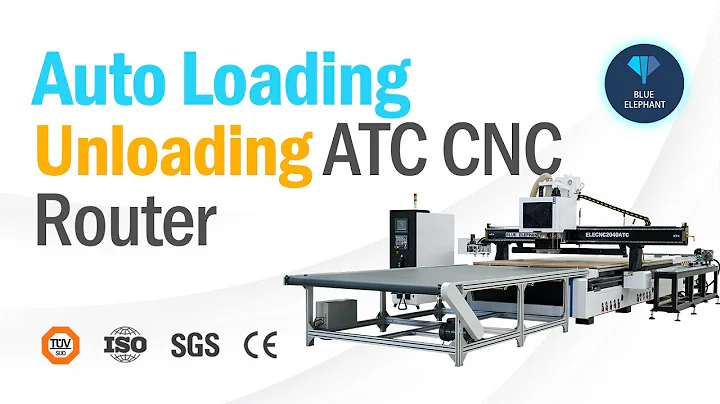 2040 ATC CNC Router with Automatic Loading and Unloading, Aggregate Head and Rotary Axis
