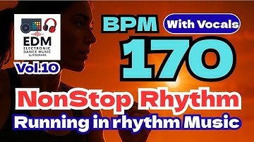 🌃 [170 BPM 170] Running Music Playlist | 2-Hour Nonstop EDM DTM Jogging & Workout Mix