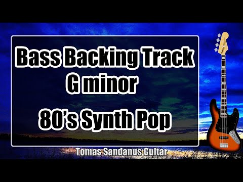 bass-backing-track-g-minor---gm---80s-new-wave-synth-pop---no-bass