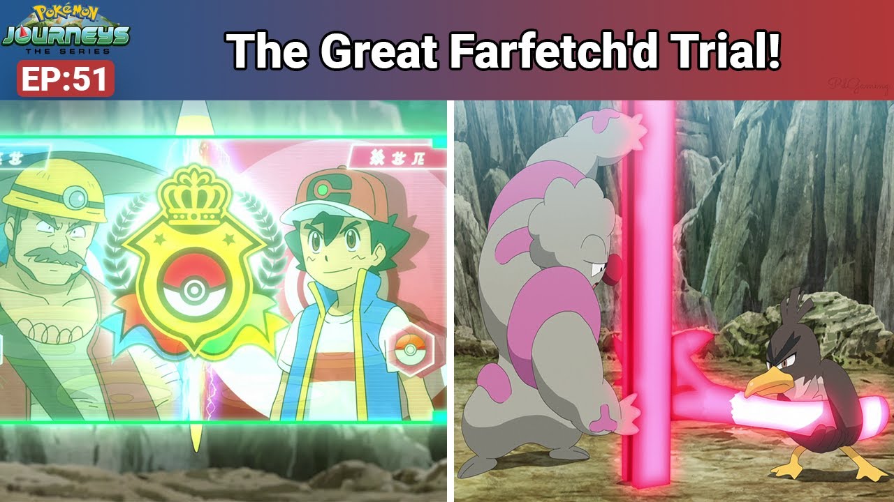 Pokemon Journeys Promo Teases Ash's Encounter with a Farfetch'd
