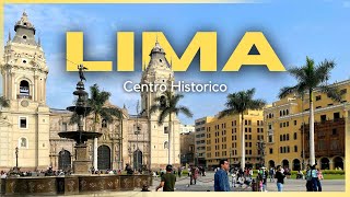 🇵🇪 Пешеходная экскурсия по ЛИМЕ по историческому центру Лимы, Перу, 2023, 4K HDR