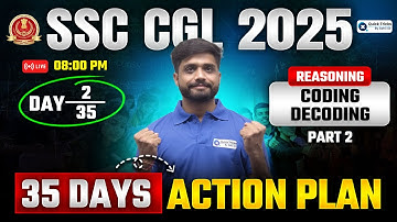 SSC CGL 2025🎯 | Reasoning Coding-Decoding Questions | DAY - 02 | Reasoning Tricks by Lakshay Sir
