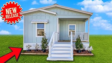 SMALL but BOLD NEW mobile home by Clayton Homes! Prefab House Tour