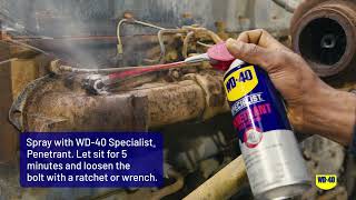 How To Loosen Rusted Exhaust Manifold Bolts - WD-40 Specialist® Penetrant