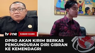 DPRD Solo Telah Terima Surat Pengunduran Diri Gibran | Kabar Siang tvOne