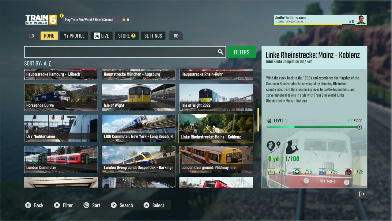 Train Sim World 6: All Currently Available Routes [2025.10.08]