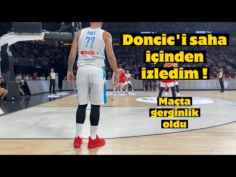 Slovenya Türkiye Maçını Saha İçinden İzledim, Doncic Ne Giydi ? | Slovenya Türkiye Maç Vlogu