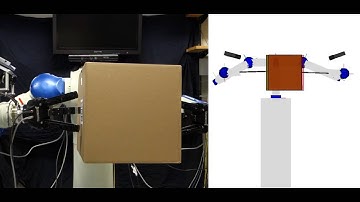 Dual Arm manipulation under force control -- side-to-side motion