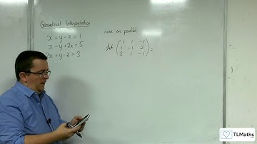 A-Level Further Maths: C8-07 Geometrical Interpretation: Example 3