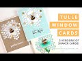 Tulle Window Cards