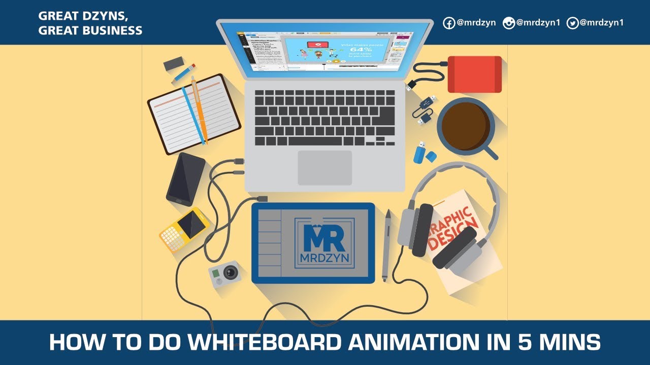 How to Do Whiteboard Animation in 5 minutes - YouTube