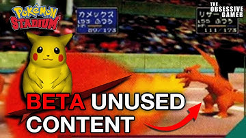Beta Unused Content of Pokemon Stadium | Cut Content