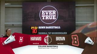 Brown vs Harvard: Women's Basketball Highlights