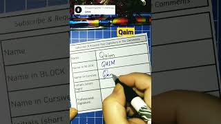 Qaim Signature Style