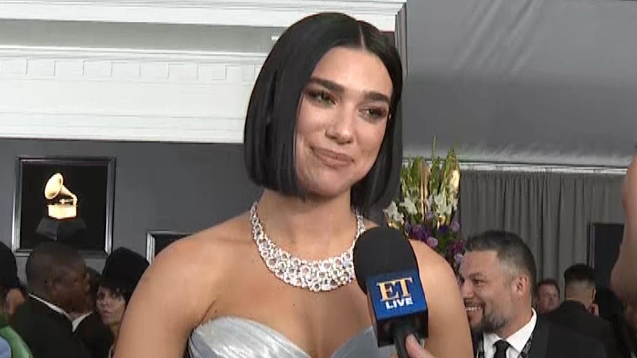 GRAMMYs 2019: Dua Lipa Reacts to Winning a GRAMMY for the First Time (Exclusive)