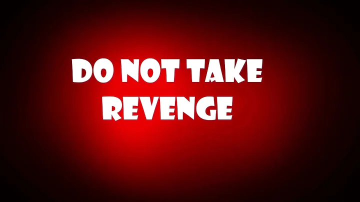 Do Not Take Revenge (Romans  12:19-21)  Mission Blessings