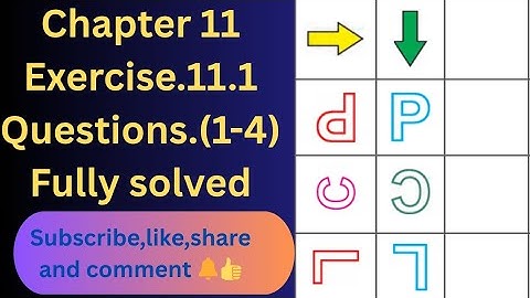 🧩 Class 5 Maths | Chapter 11: Patterns – Exercise 11.1 (Q1 to Q4)📤📥