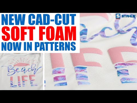 Combining All-New Soft Foam Patterns with Soft Flock HTV