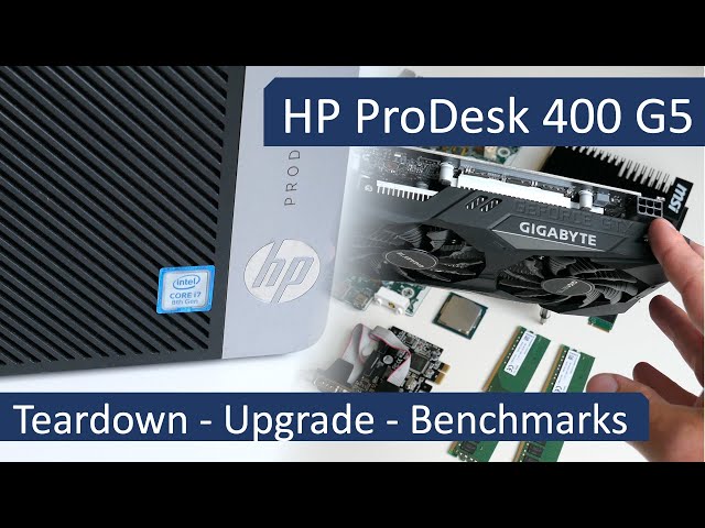 HP ProDesk 400 G5 TWR - Teardown and gaming upgrade - YouTube
