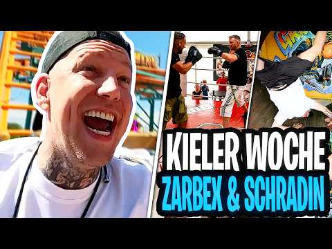 BOXKAMPF & ACHTERBAHN! 🥊 Kieler Woche feat. Zarbex und Schradin😂 MontanaBlack IRL